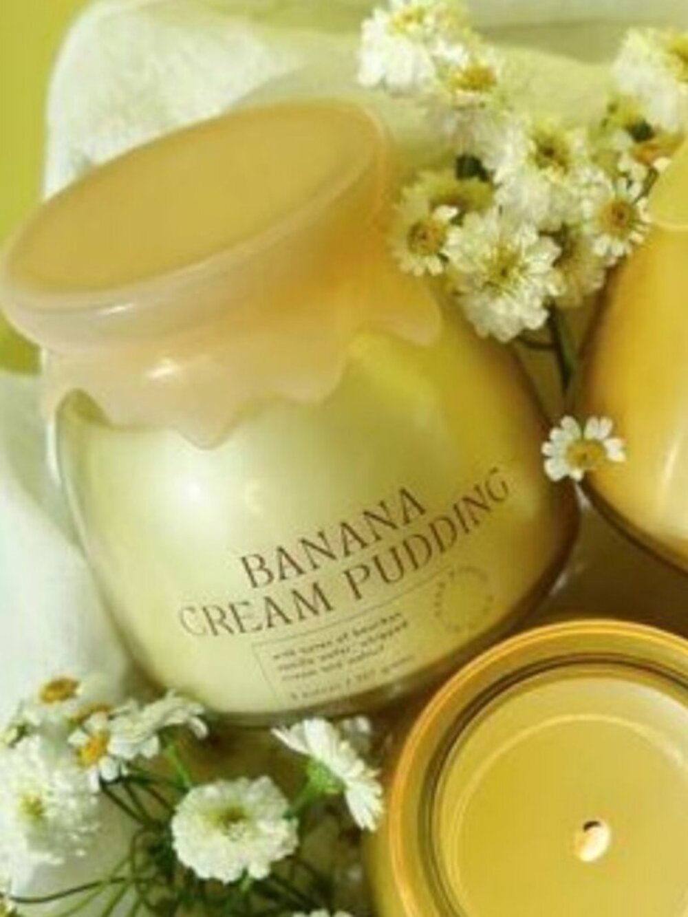 DW Home Banana Cream Pudding Jar Candle